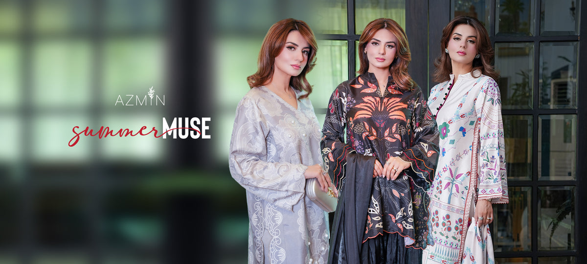 Pakistani Designer Brand Women Fashion - Azmin